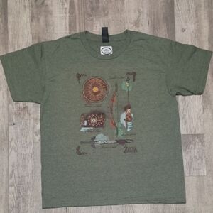 Nintendo Green Zelda Men's Shirt